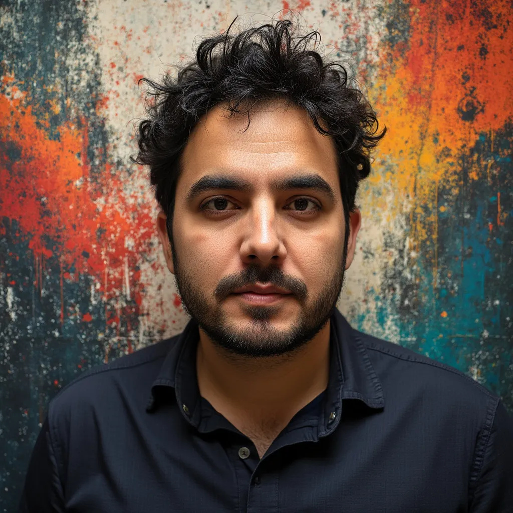 Retrato de Marco Ruiz, Diseñador Gráfico